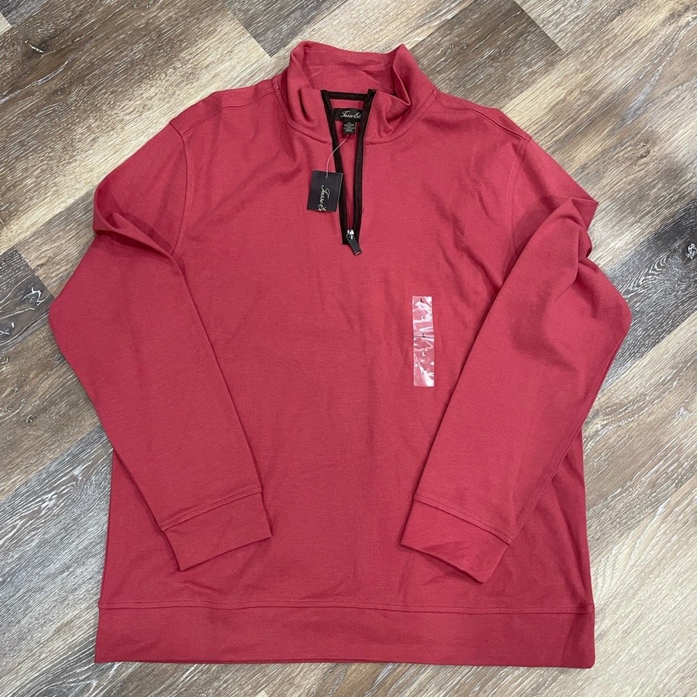NWT, Tasso Elba- Men’s 1/4 zip pullover Sz L